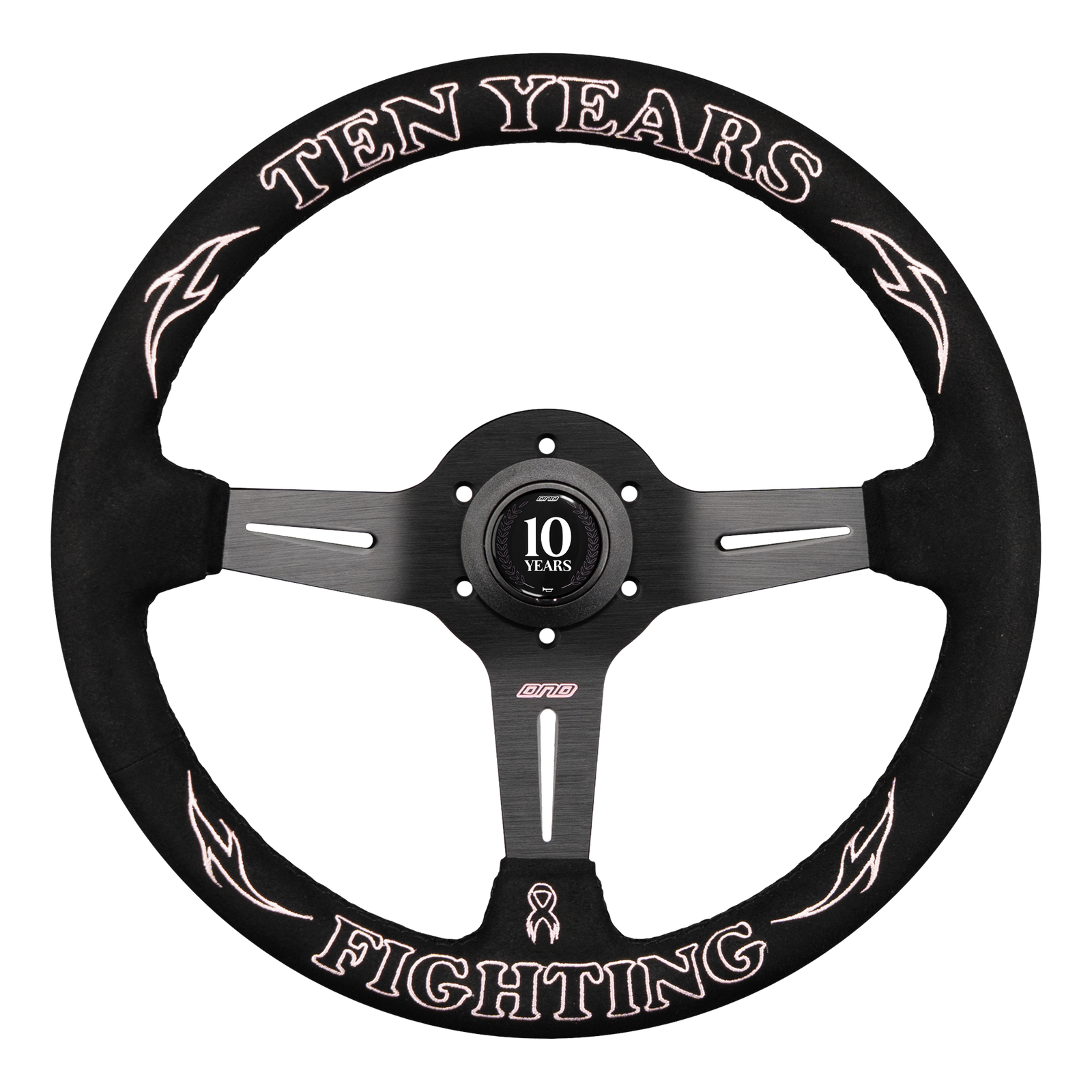 Breast Cancer Awareness 10th Anniversary Steering Wheel