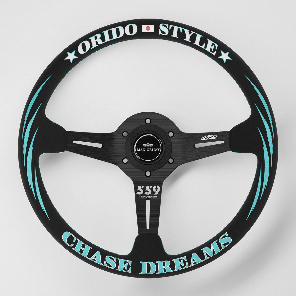 Max Orido Steering Wheel (Blue)