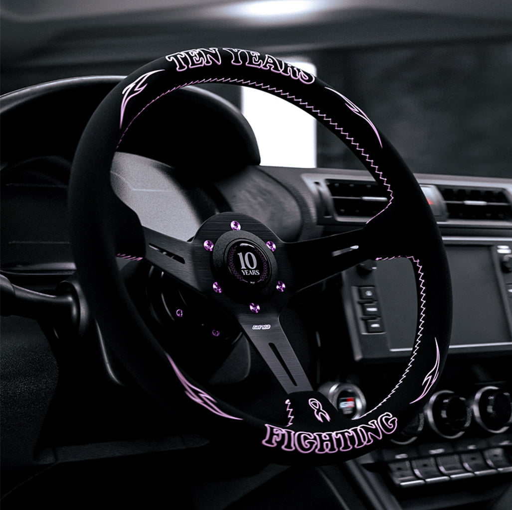 Breast Cancer Awareness 10th Anniversary Steering Wheel