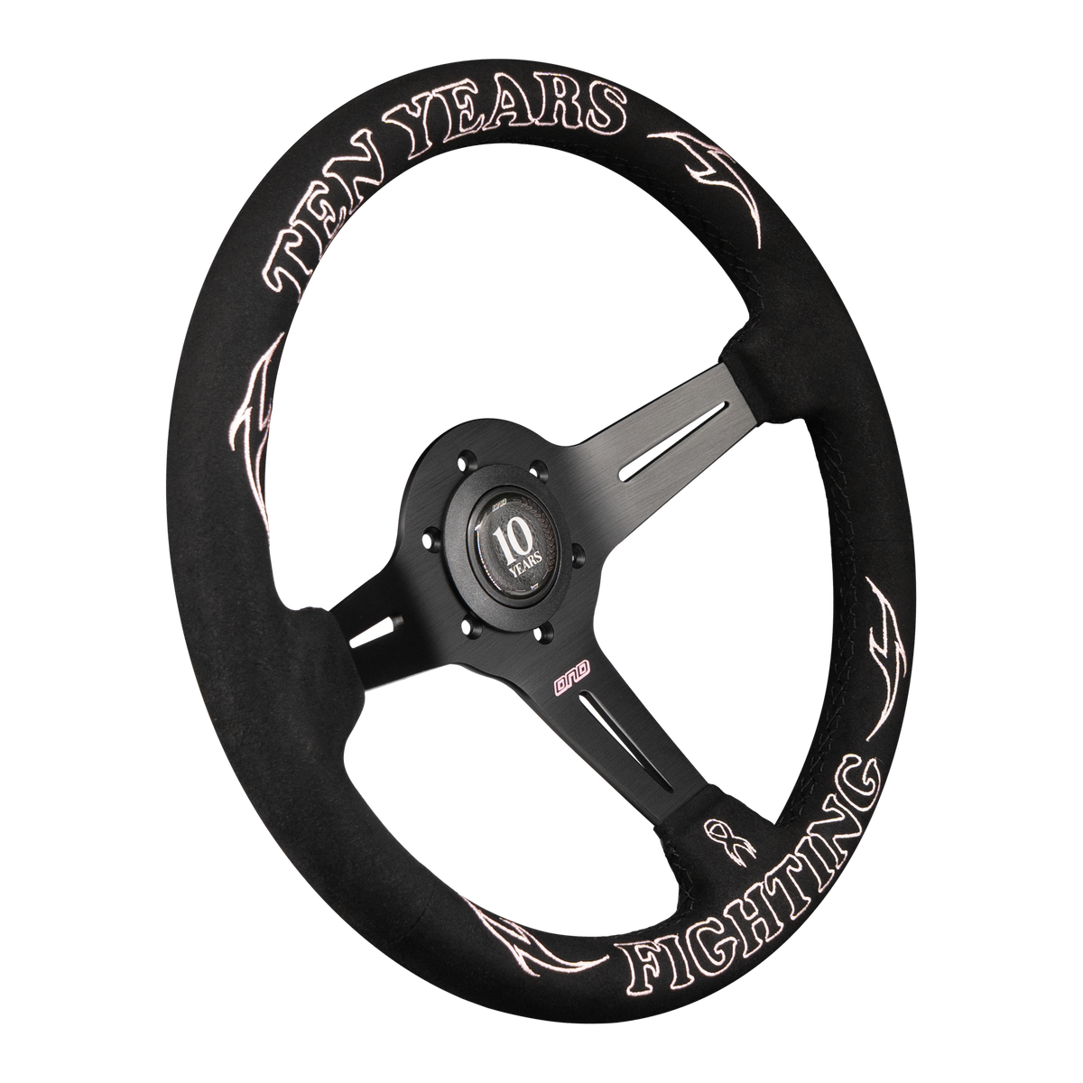 Breast Cancer Awareness 10th Anniversary Steering Wheel