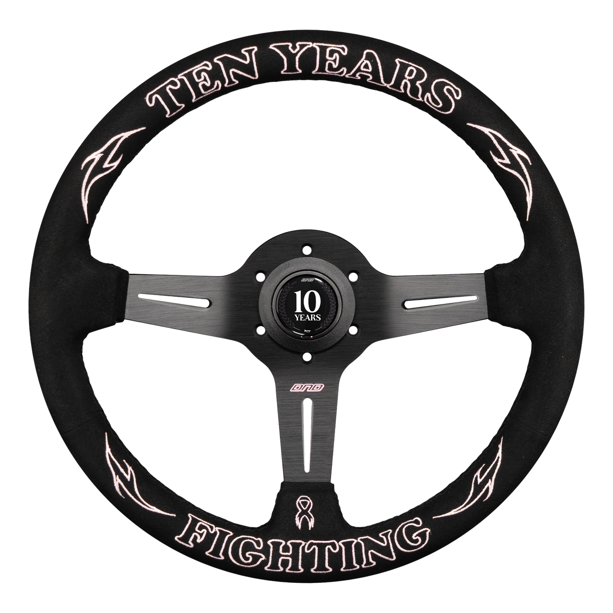 Breast Cancer Awareness 10th Anniversary Steering Wheel