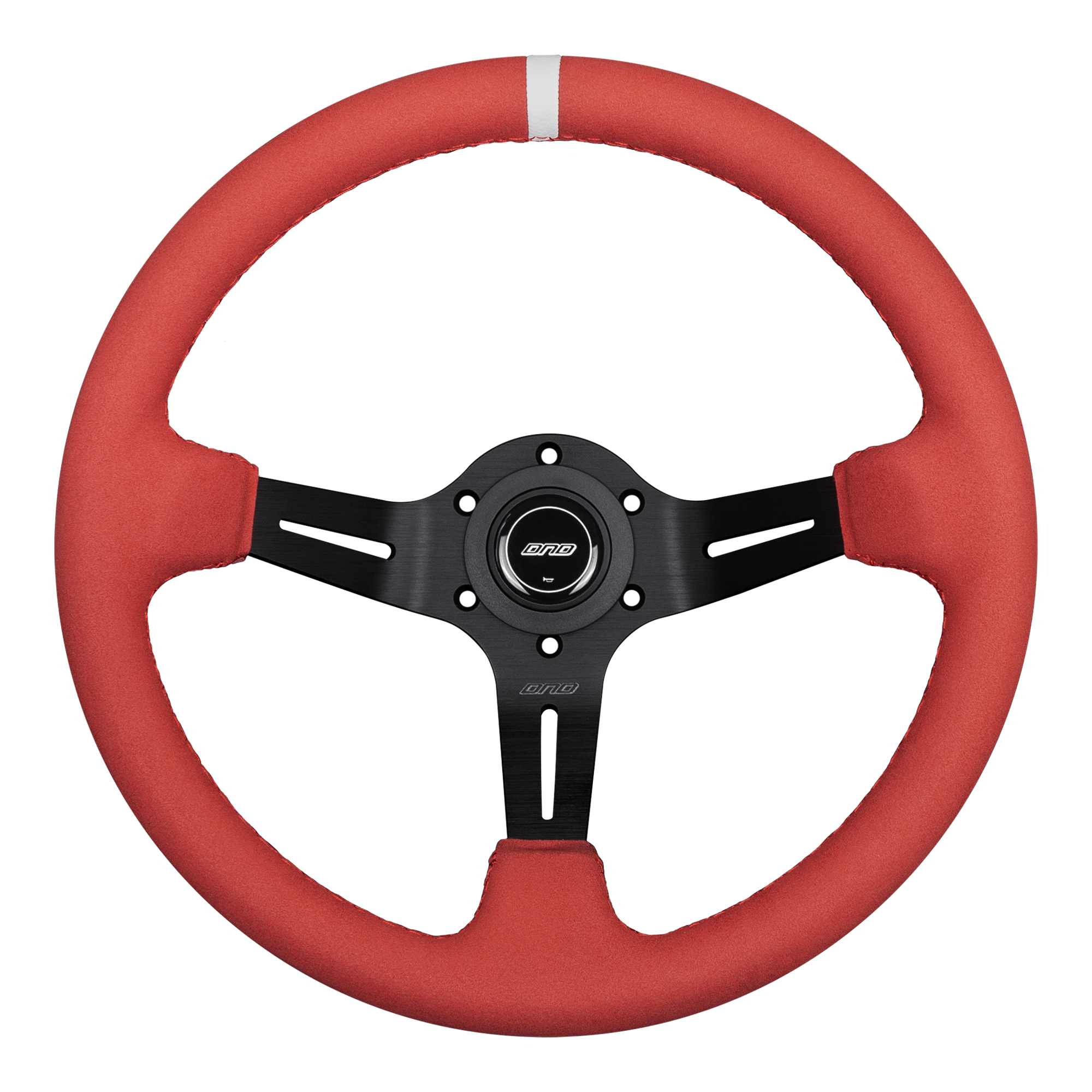 thumbnail image 2 of OMP Velocita Superleggero Suede Leather 350mm Diameter Steering Wheel Black 2 of 12