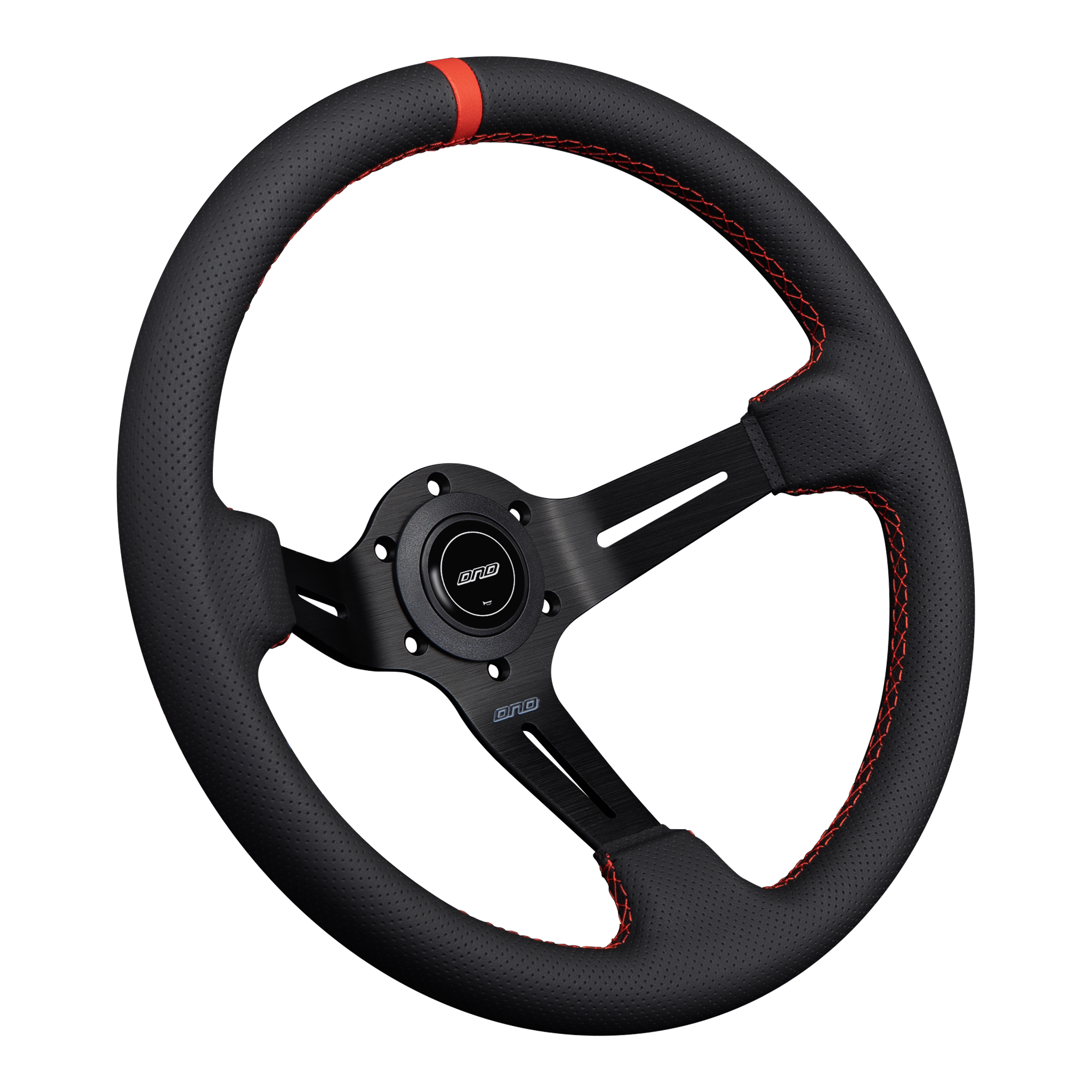 DND Performance Interior Perforated Leather Race Wheel - DND DND Performance Interior Perforated Leather Race Wheel - DND